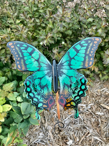 Butterfly in Flight - Green Envy