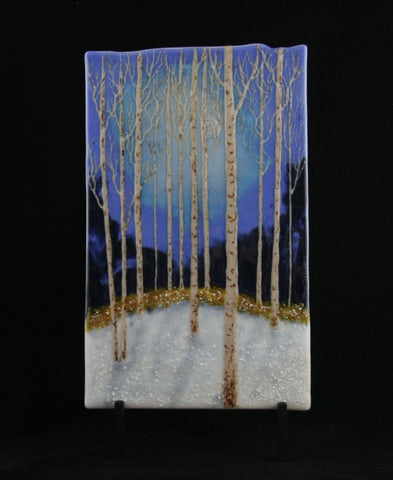 Winter Tree Tray #1 - 12" x 3.5"