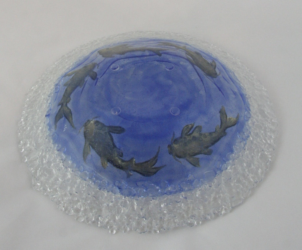Koi Bowl - LZ special order - Layered Glass - 3