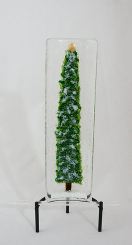 Winter Tree Glass Screen Votive