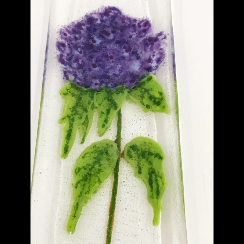 Purple Hydrangea Flower Tray