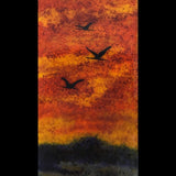 Platte River Crane Sunset - wall picture