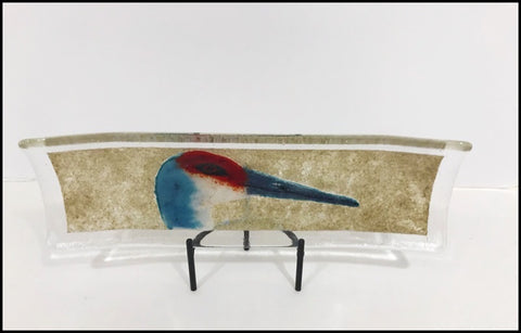 Blue Jay Feather Tray